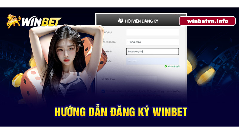 Đăng ký WINBET trên website